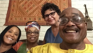 R to L: wife, sister, daughter